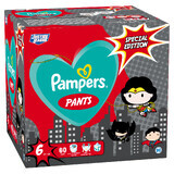 Pampers Pants, luiers, Justice League, maat 6, 15+ kg, 60 stuks