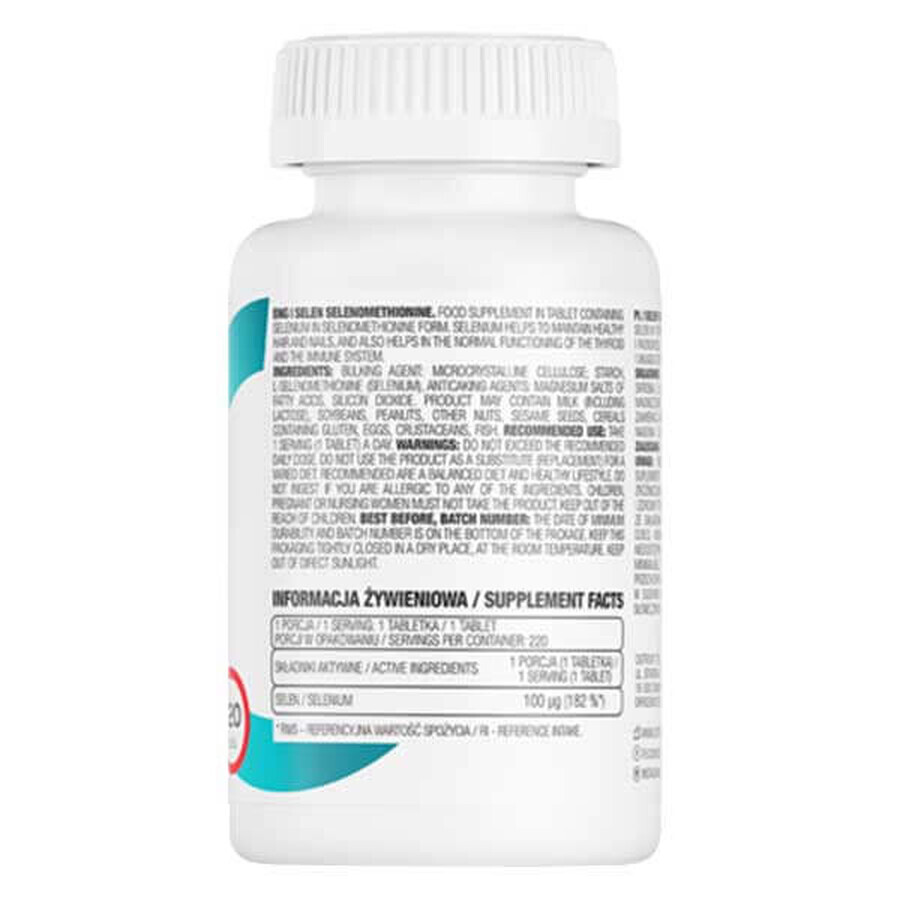 OstroVit Selenium, 220 tabletten