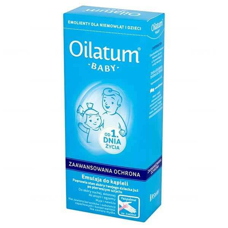 Oilatum Baby Advanced Protection, bath emulsion from the first day, 250 ml