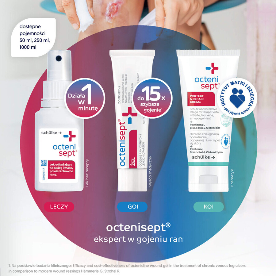 Octenisept Protect&Repair, crème voor de geïrriteerde, gebarsten en schilferige huid, 50 ml