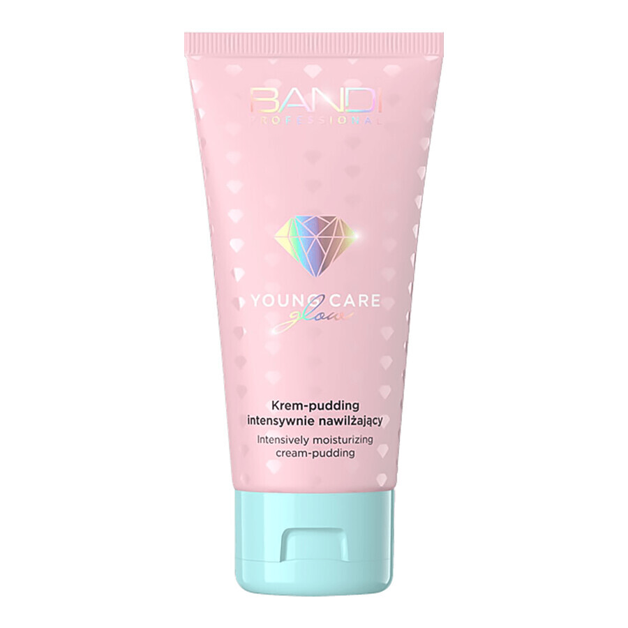 Bandi Young Care Glow, crema-pudding hidratante intensiva, cica + azeloglicina, 50 ml