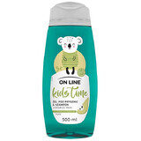 On Line Kids Time, 2-in-1 douchegel en shampoo met perengeur, vanaf 3 jaar, 500 ml