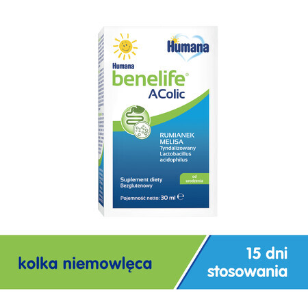 Humana Benelife Acolic, from birth, 30 ml