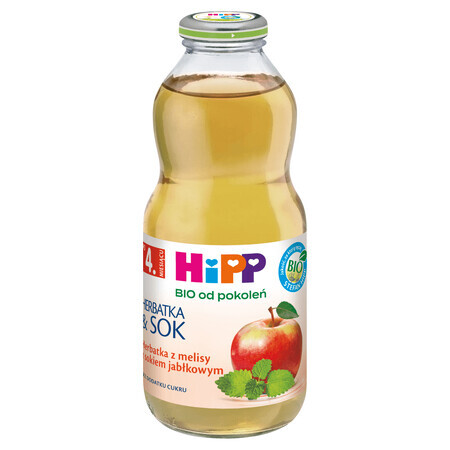 HiPP Tea &amp; Juice Bio, citroenmelisse thee met appelsap, na 4 maanden, 500 ml