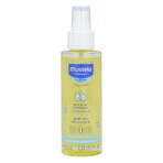 Mustela Sun set, Baby on the go - piele uscată, lapte de protecție solară, SPF 50, 40 ml + ulei de masaj, 100 ml