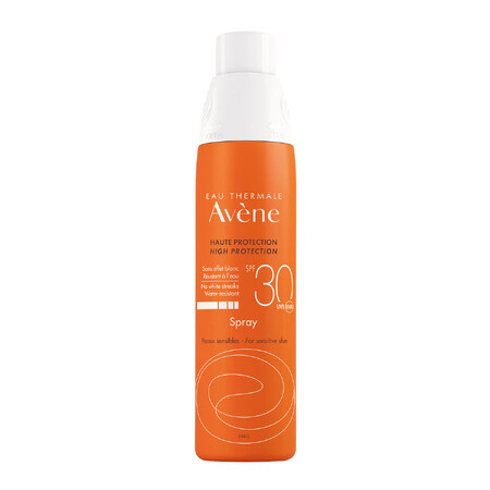 Avene Sun, beschermende spray voor het lichaam, gevoelige huid, SPF 30, 200 ml