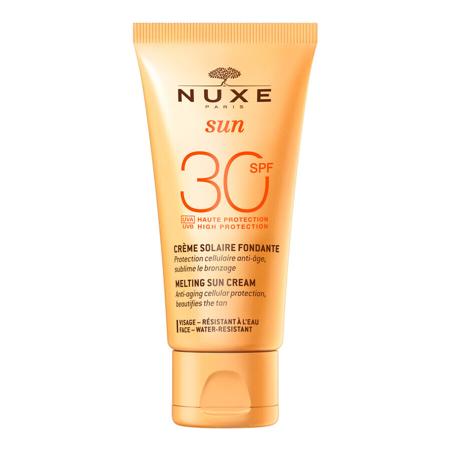 Nuxe Sun, cremă solară facială delicioasă SPF 30, 50 ml