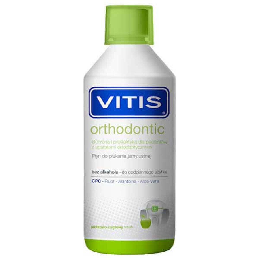 Vitis Orthodontic, mondwater, alcoholvrij, 500 ml