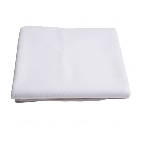 Motherhood, waterproof bed linen, cotton, 90 x 65 cm, white, 1 pc