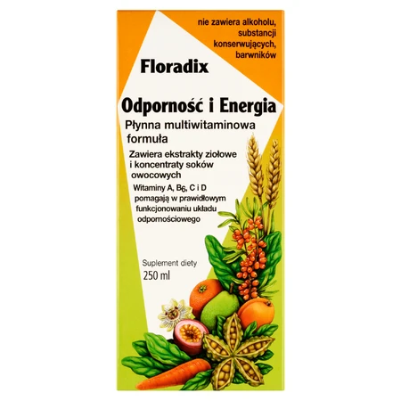 Floradix Immunity and Energy, 250 ml