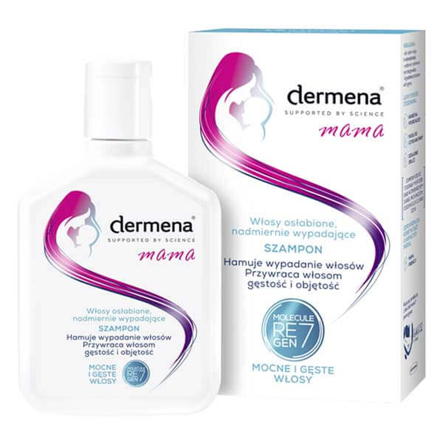 Dermena Mama, Șampon de întărire pentru părul slăbit, cu cădere excesivă, 200 ml