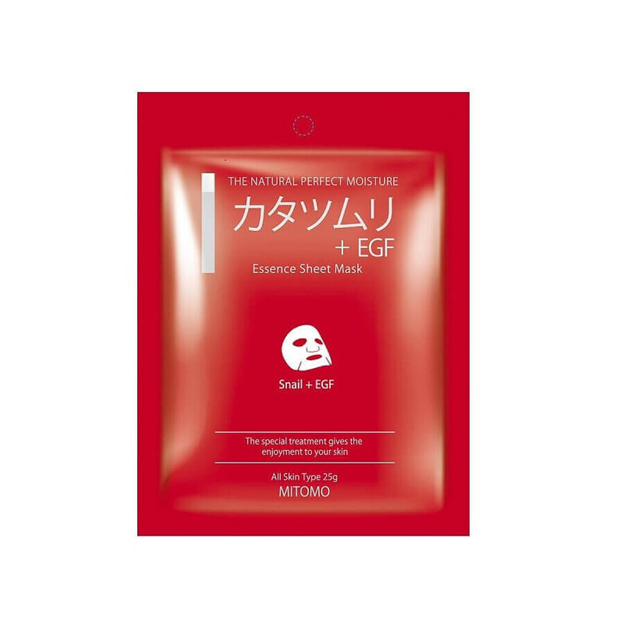 Anti-aging face mask with snail extract, 25 g, Mitomo