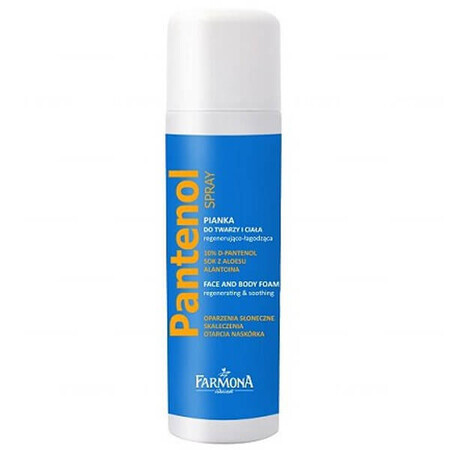 Farmona Pantenol Spray, schiuma rigenerante e lenitiva per viso e corpo, 150 ml