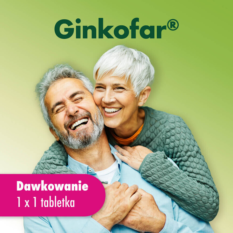 Ginkofar 40 mg, 60 tablets