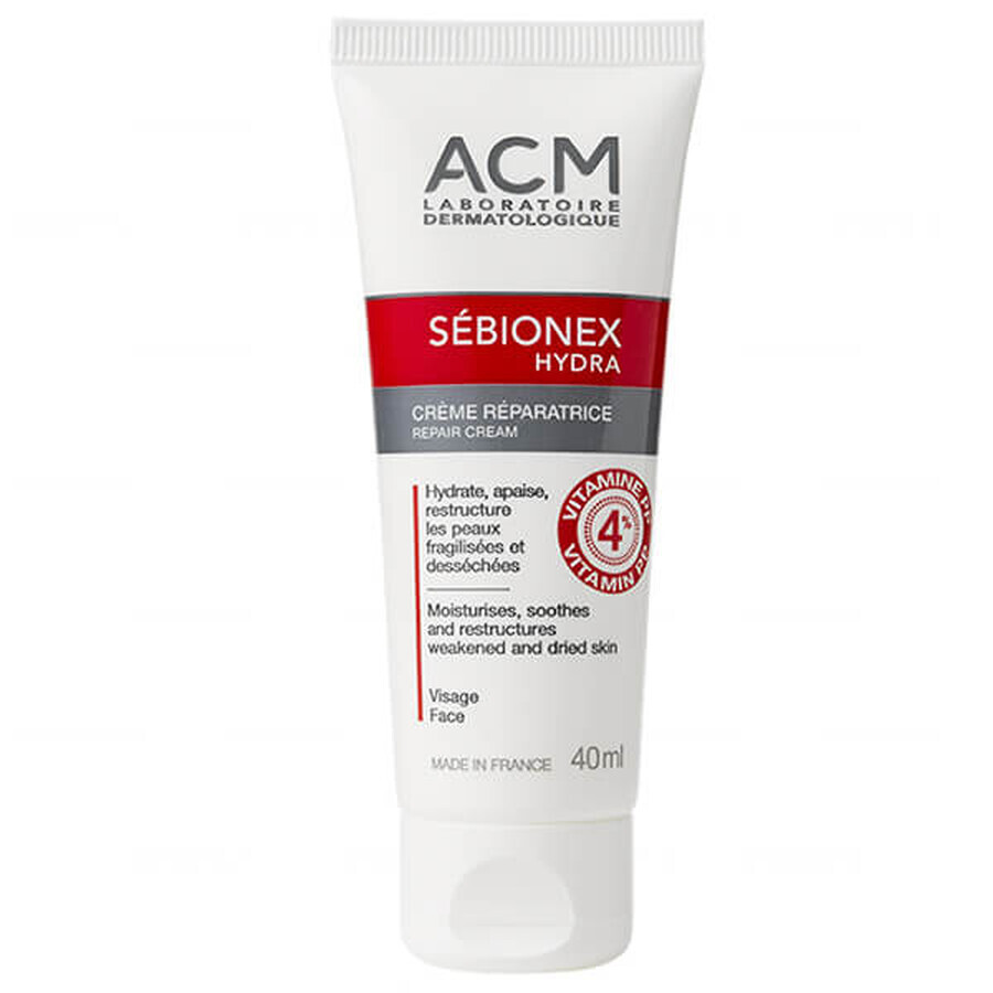 ACM Sebionex Hydra, crème pour peaux sèches et déshydratées, 40 ml