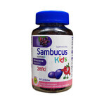 Sambucus Kids Gel, frambozensmaak, 60 stuks