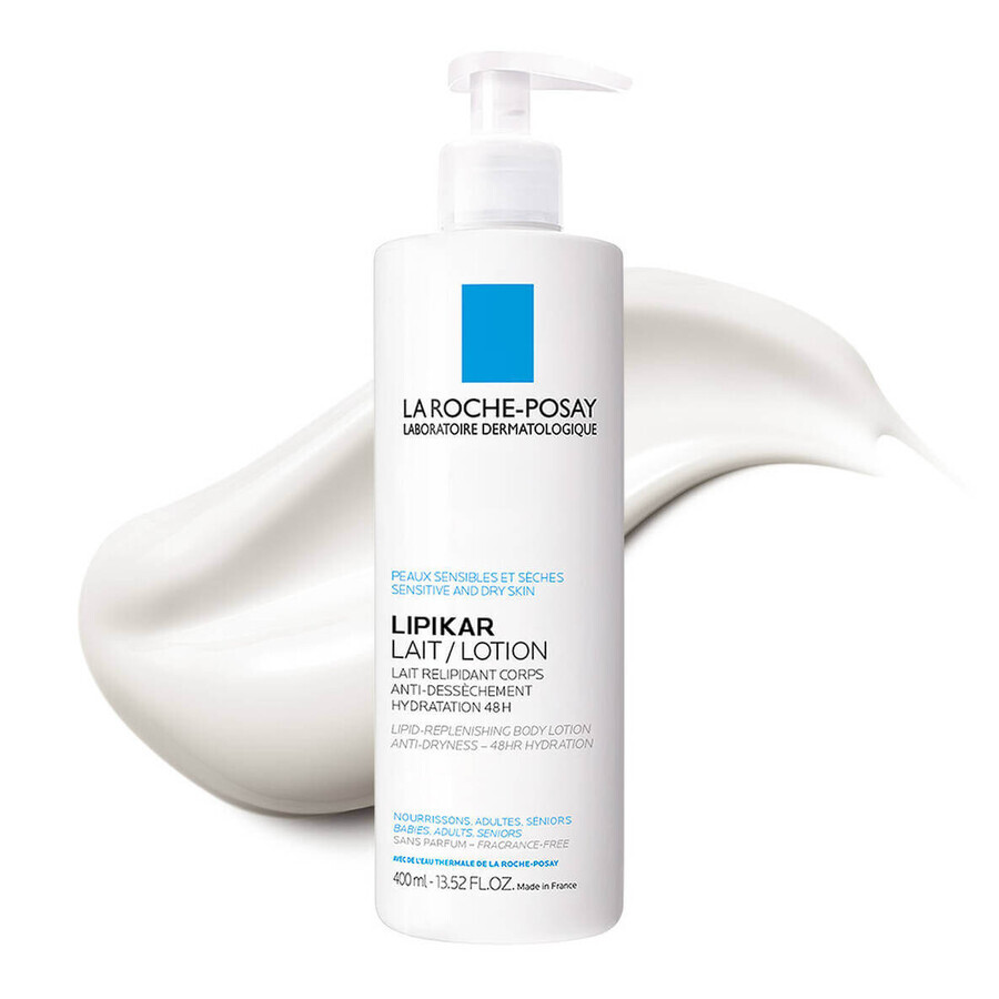 La Roche-Posay Lipikar Lait, latte corpo rimpolpante, 400 ml