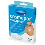 Cosmopor Waterproof, absorbent, self-adhesive, waterproof, sterile, transparent, 10 cm x 8 cm, 5 pieces