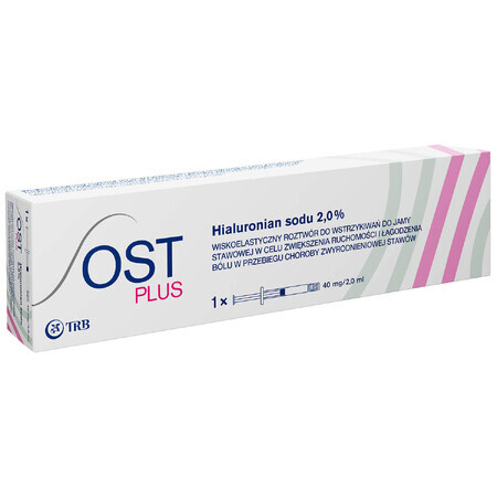 OST Plus 40 mg/ 2 ml, soluzione iniettabile, siringa da 2 ml x 1 fiala