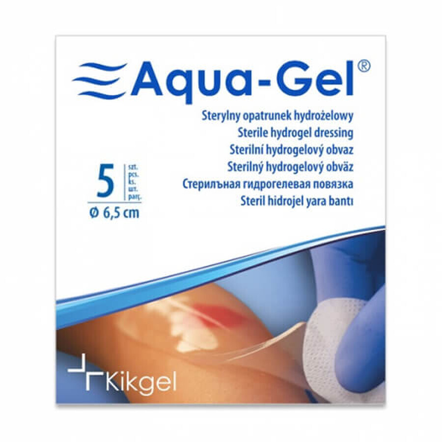 Aqua-Gel, medicazione sterile in idrogel, diametro 6,5 cm, 1 pz.