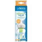 Dr Browns Options+, anti-colic fles, wijde hals, met speen, 0-3 maanden, 270 ml