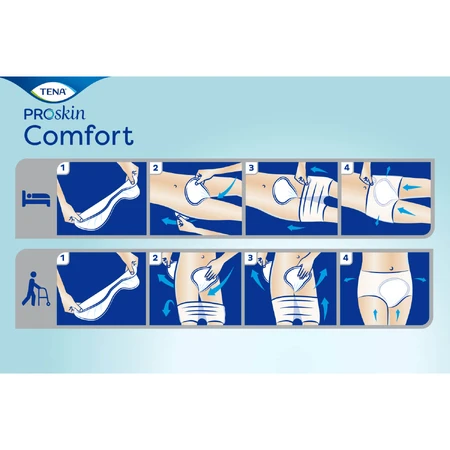 Tena Comfort ProSkin, anatomische luiers, Extra, 40 stuks