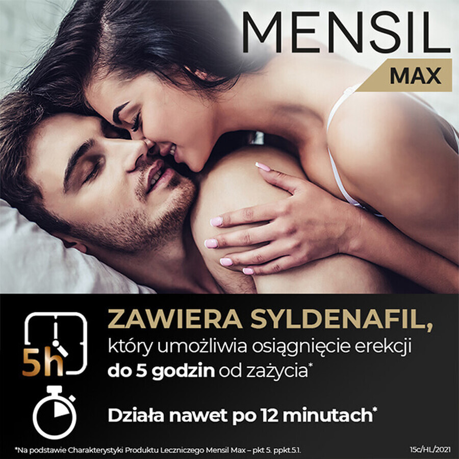 Mensil Max 50 mg, 4 kauwtabletten