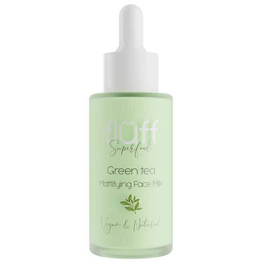 Fluff Superfood, matterende gezichtsmelk, groene thee, 40 ml