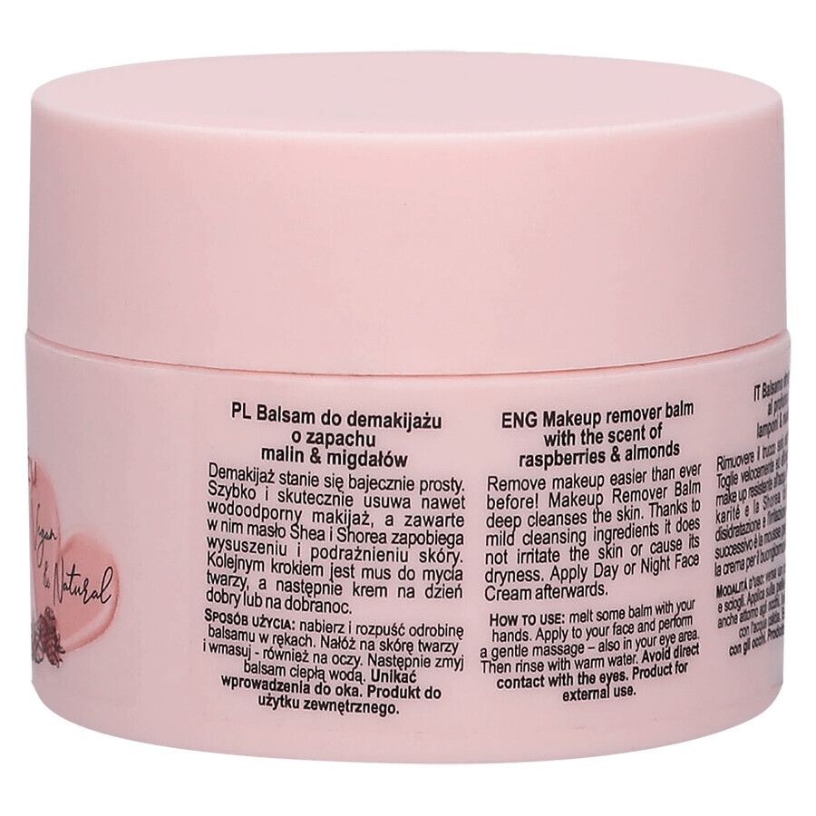 Fluff Superfood, lotion démaquillante, framboise et amande, 50 ml