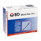 BD Micro-Fine Plus, insulinespuit, 1 ml, U-100, met 29G naald, 0,33 x 12,7 mm, 100 stuks