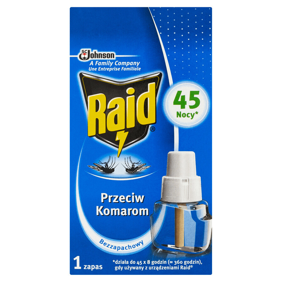 Raid, insecticide anti-moustiques, rechange, 27 ml