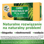 Carbo medicinalis VP 300 mg, geactiveerde houtskool, 20 tabletten