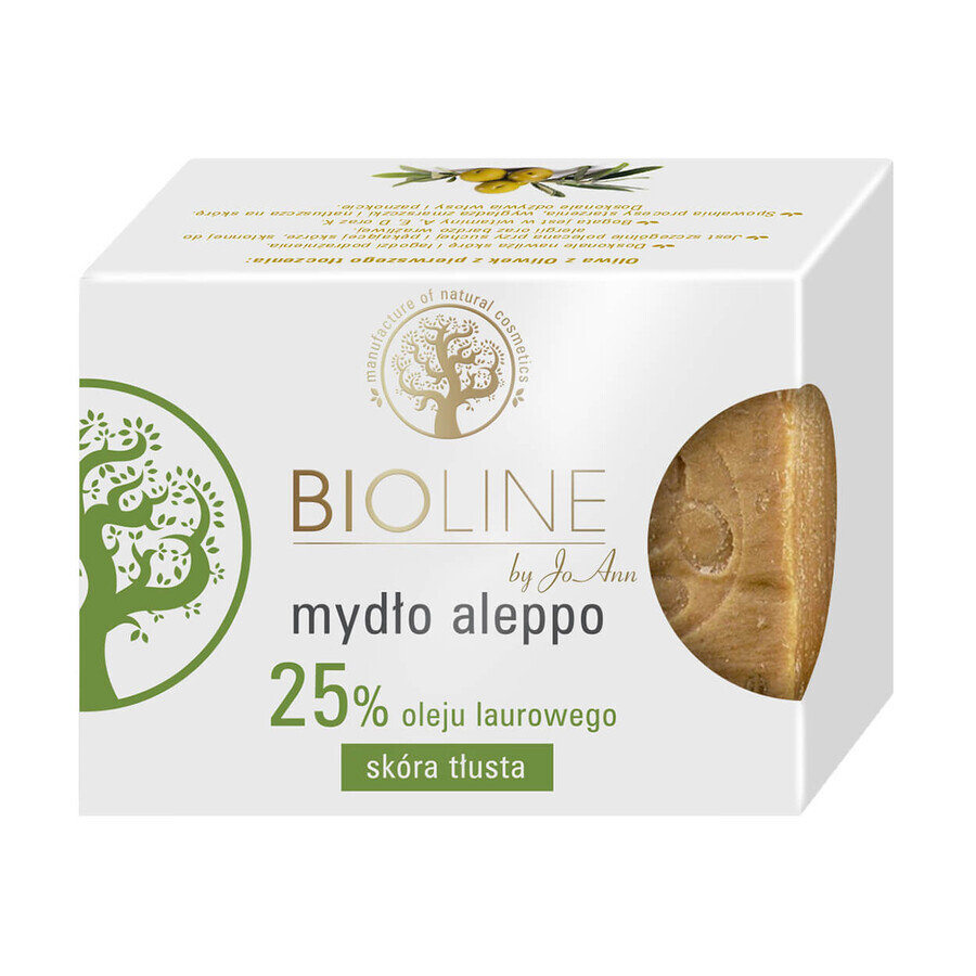 Bioline, savon d'Alep 25% huile de laurier, 200 g