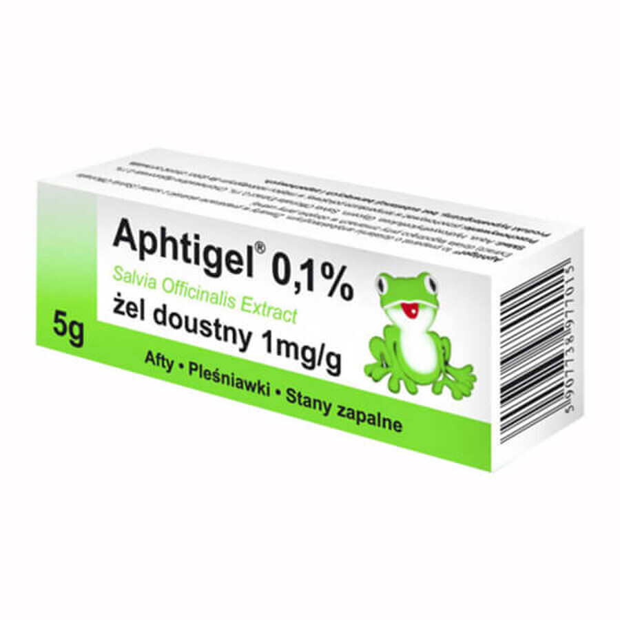 Aphtigel 0,1% orale gel, 5 g