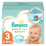 Pampers Premium Care, luiers, maat 3, 6-10 kg, 120 stuks