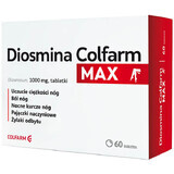 Diosmin Colfarm Max 1000 mg, 60 tablets