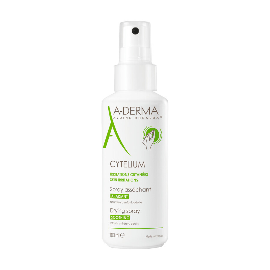 A-Derma Cytelium, spray de uscare pentru iritații supurate, pentru față și corp, 100 ml