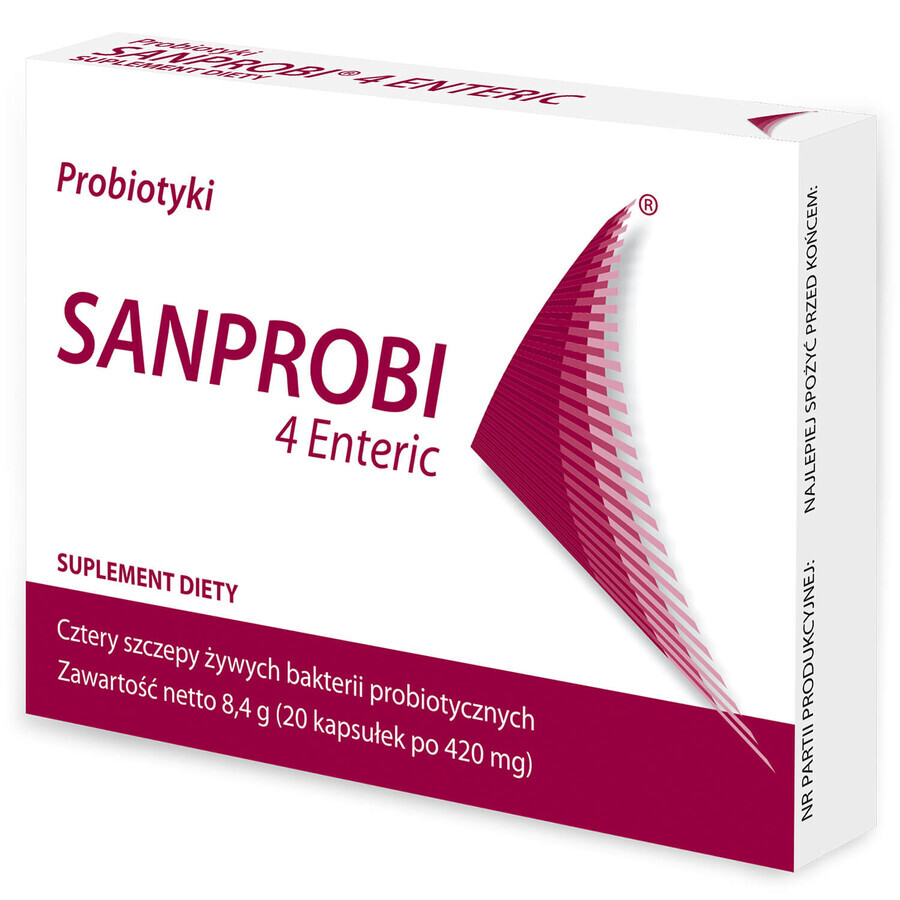 Sanprobi 4 Enteric, 20 capsules