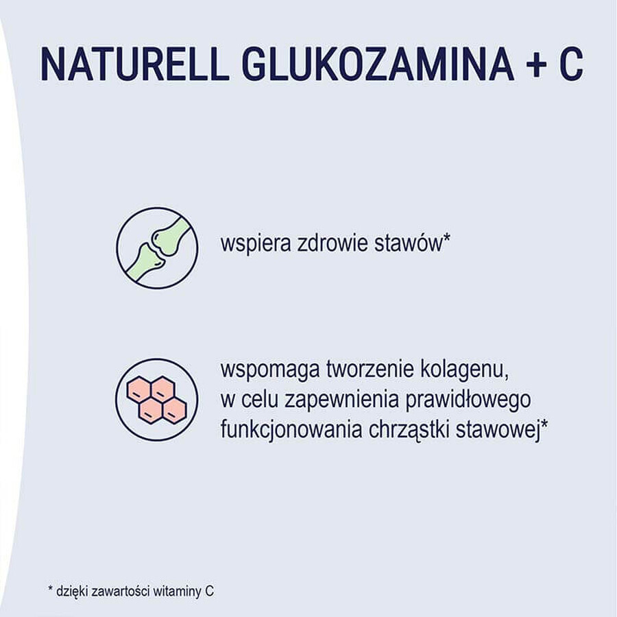 Naturell Glucosamina + C, 100 comprimidos