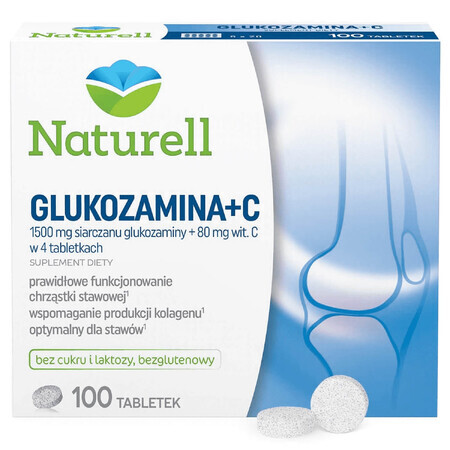 Naturell Glucosamina + C, 100 comprimidos