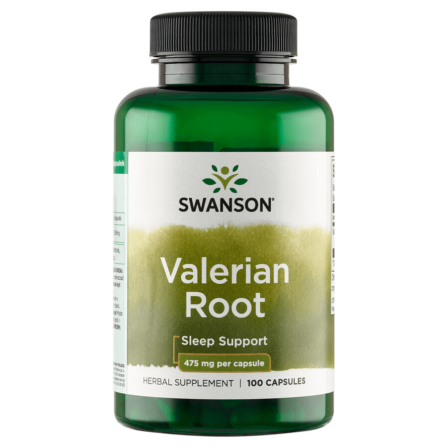 Swanson Valeriana Raíz, valeriana, 100 cápsulas