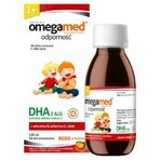 Omegamed Immunité DHA, sirop pour enfants de plus de 1 an, saveur orange, 140 ml EMBALLAGE CONTAMINE