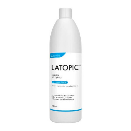 Latopic, émulsion de bain dès le premier jour de vie, 1000 ml