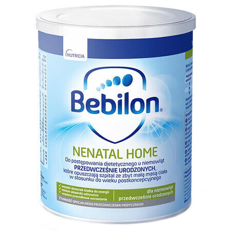 Bebilon Nenatal Home, voor premature kinderen, 400 g