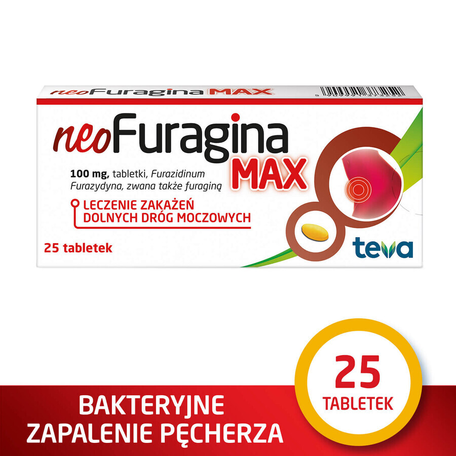 NeoFuragina Max 100 mg, 25 tabletten