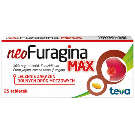 NeoFuragina Max 100 mg, 25 tabletten