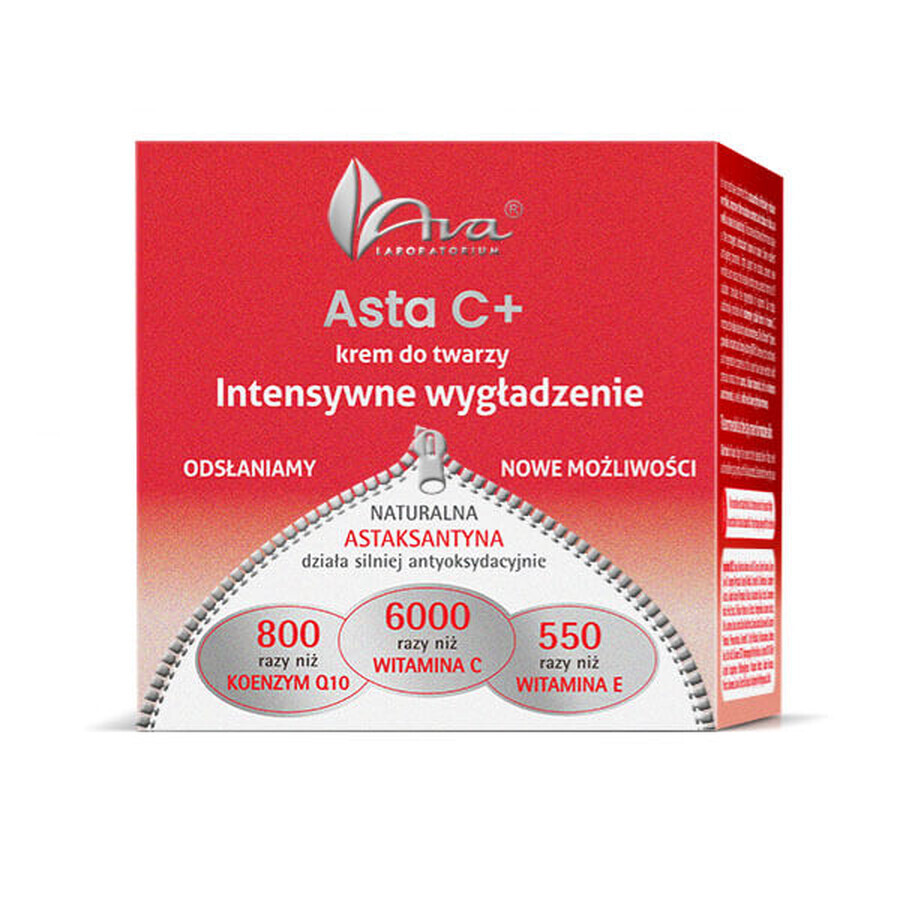 AVA Asta C +, Intensive smoothing, face cream, night cream, 50 ml