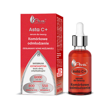 Ava Asta C+ Cellular Rejuvenation, facial serum, 30 ml