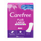 Carefree maandverband, plus large, alo&#235; vera geur, 48 stuks