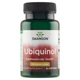 Swanson Ubiquinol, ubiquinol 100 mg, 60 capsules